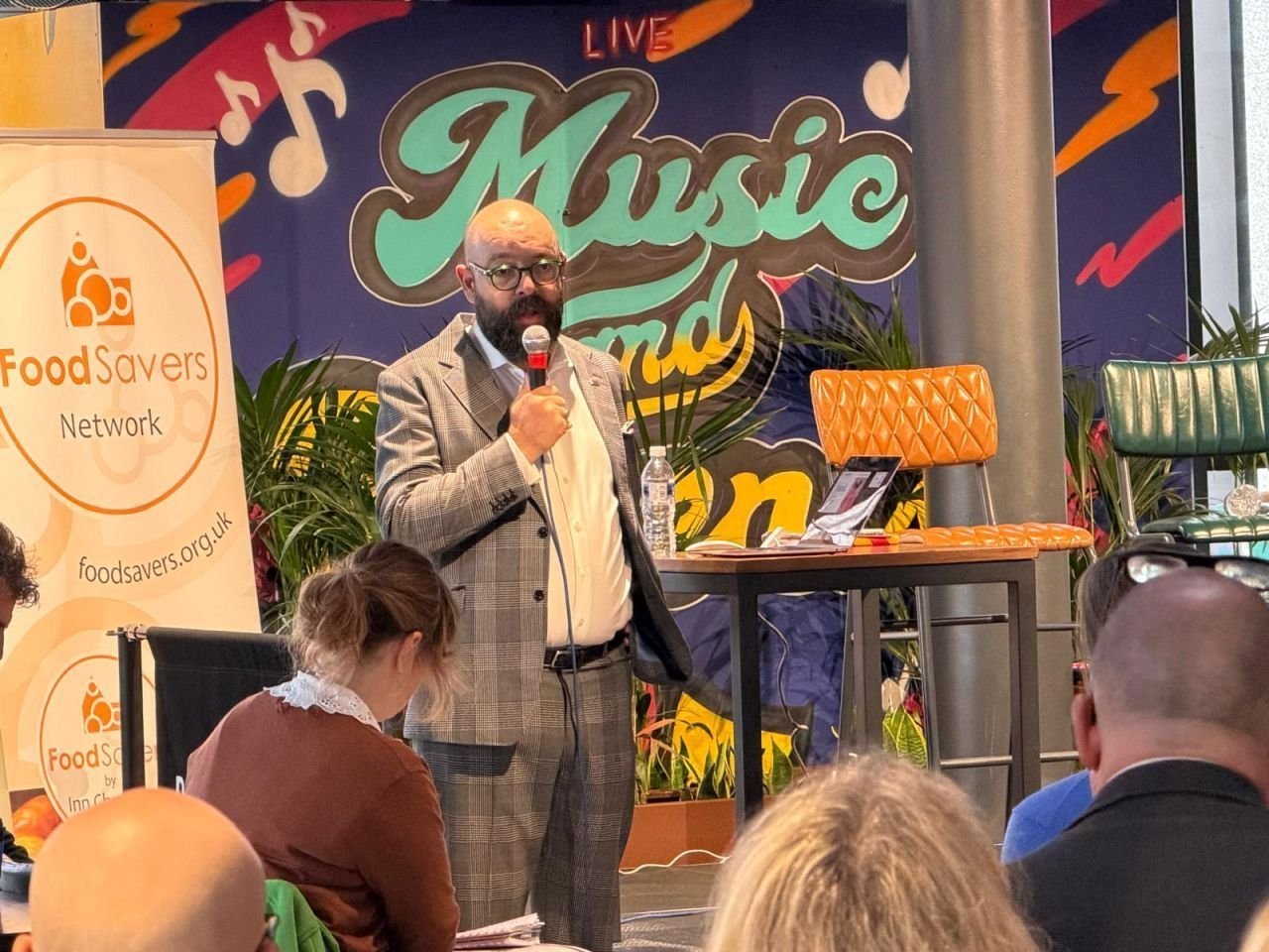 Prof Cummins at FoodSavers